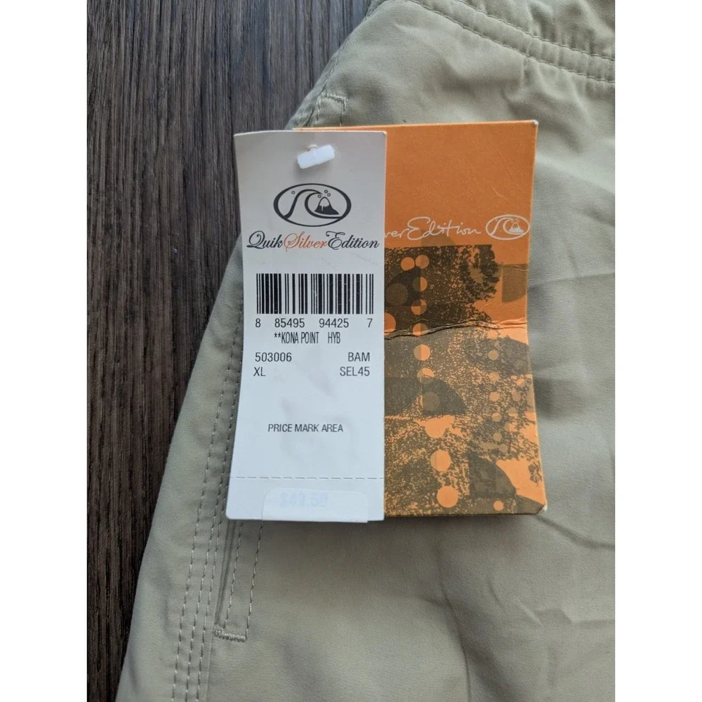 Quiksilver Swim Trunks Mens‎ XL NWT Tan Beige Kona Point Beach Board Shorts